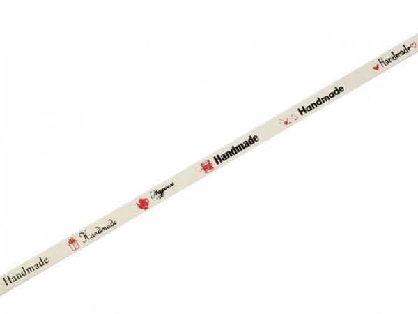 Webband Handmade Naturfarbe  10mm Breit